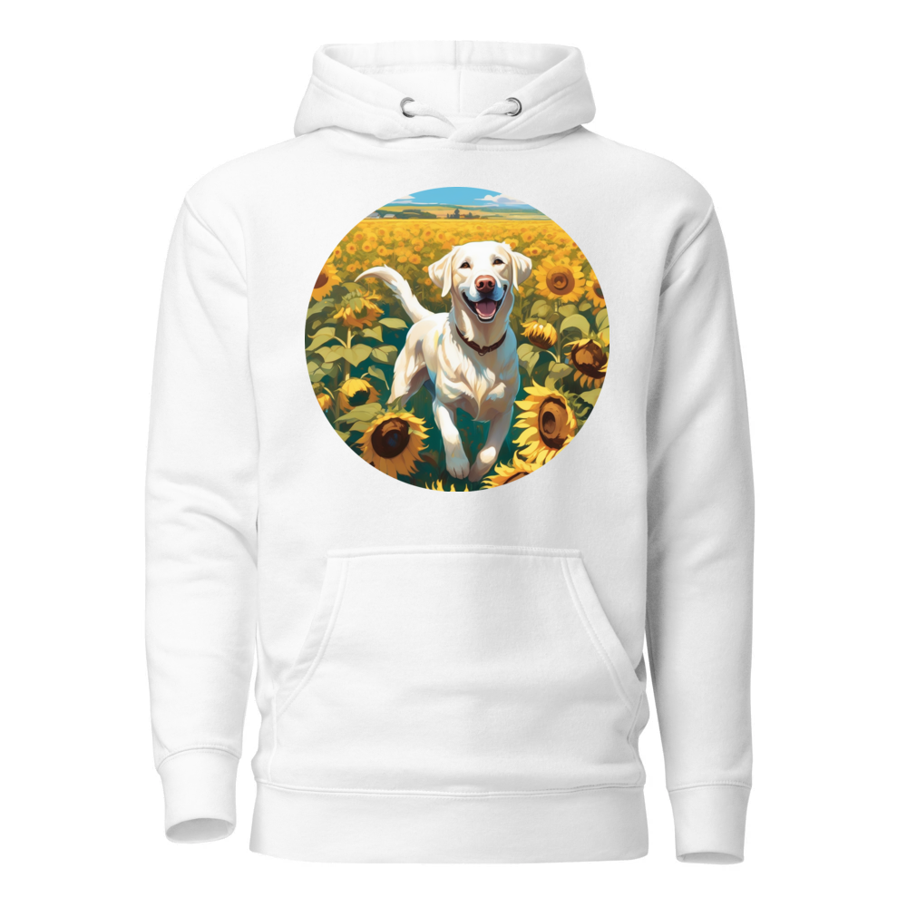 PugMug Custom White Labrador Retriever Hoodie