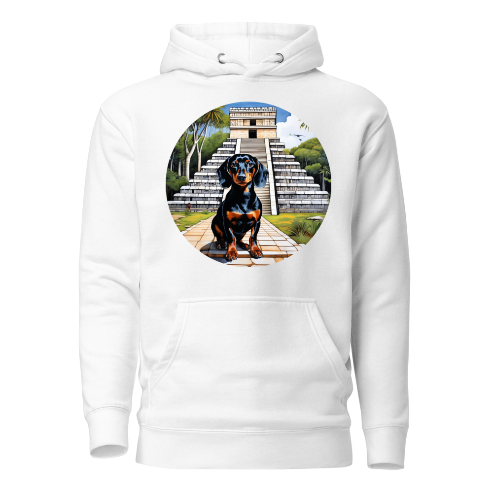 PugMug Custom Black Dachshund Hoodie