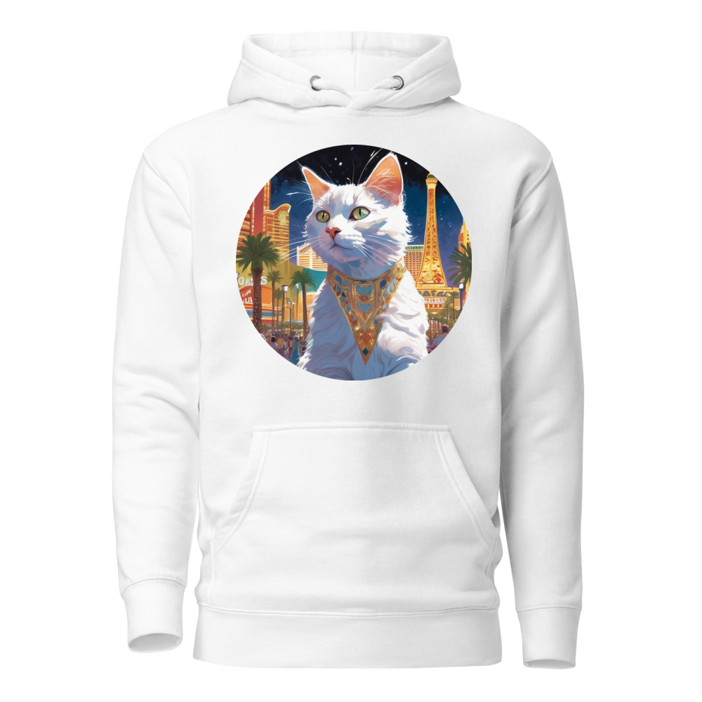 PugMug Custom White Companion Cat Hoodie