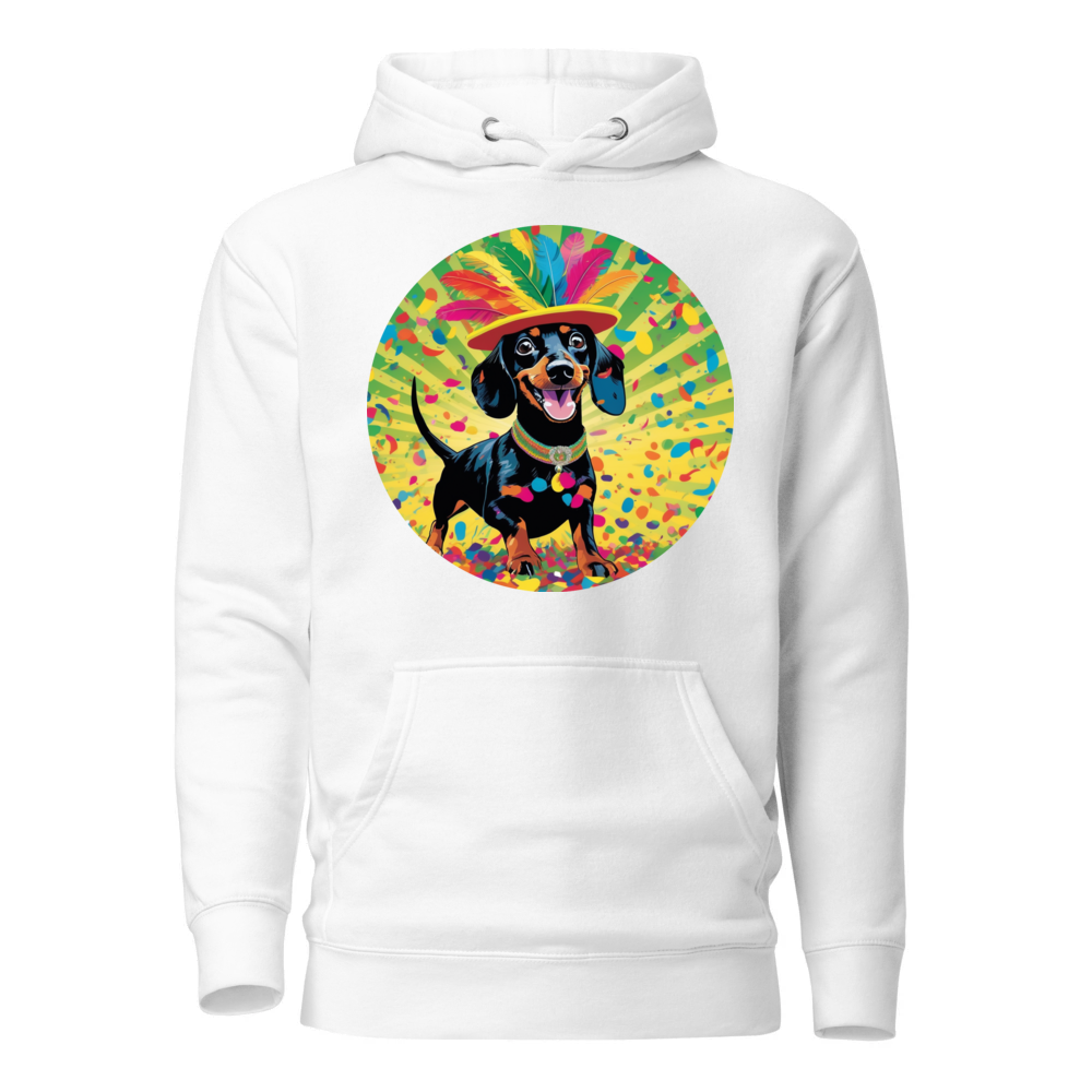 PugMug Custom Black Dachshund Hoodie