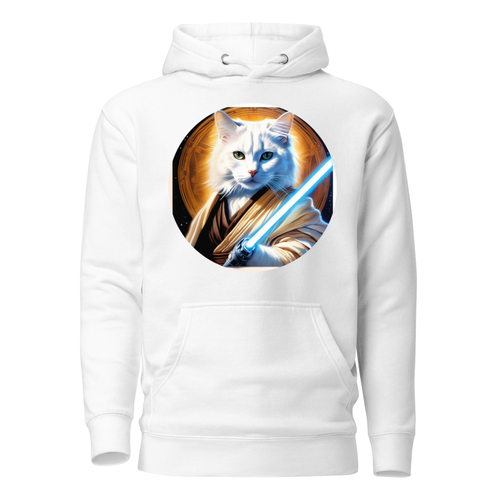 PugMug Custom White Companion Cat Hoodie