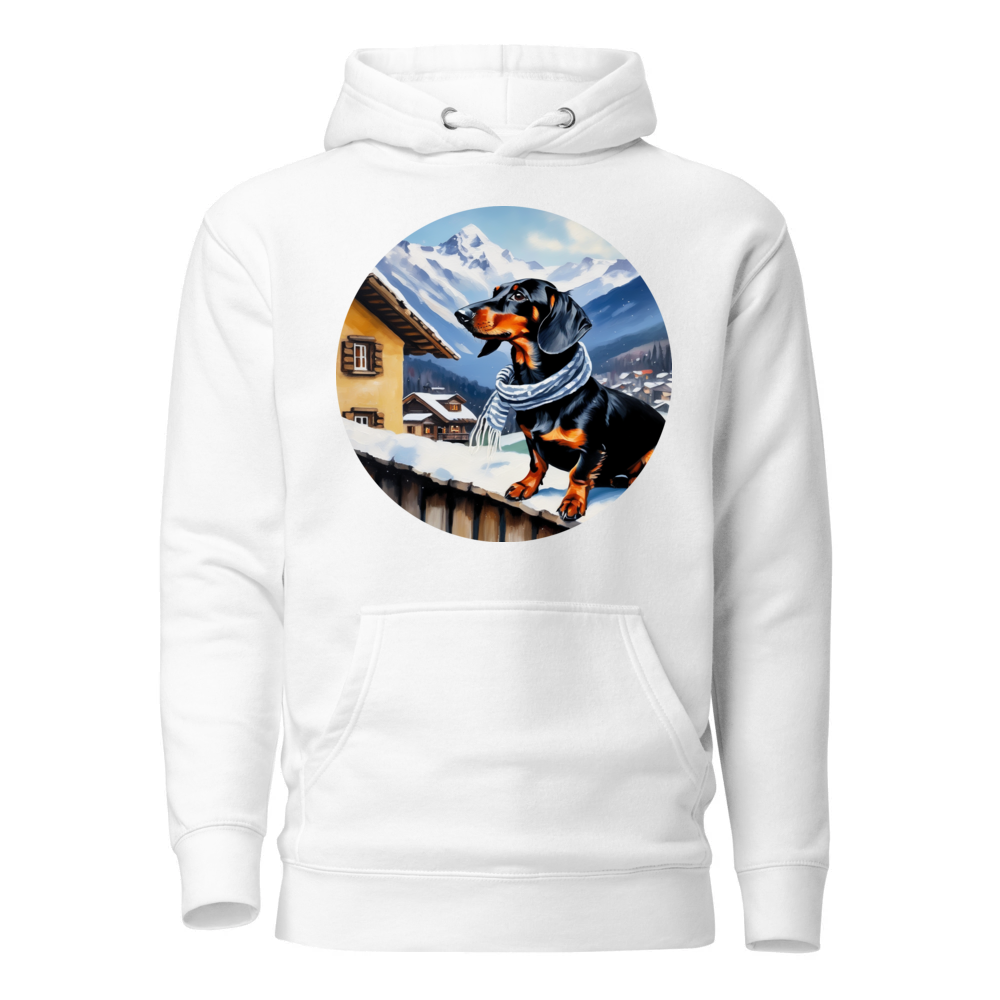 PugMug Custom Black Dachshund Hoodie