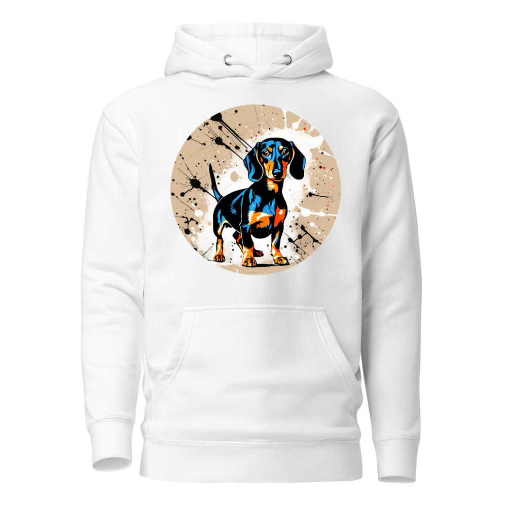 PugMug Custom Black Dachshund Hoodie
