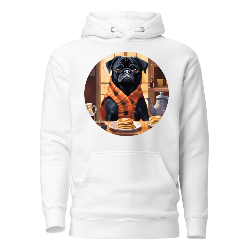 PugMug Custom Black Pug Hoodie