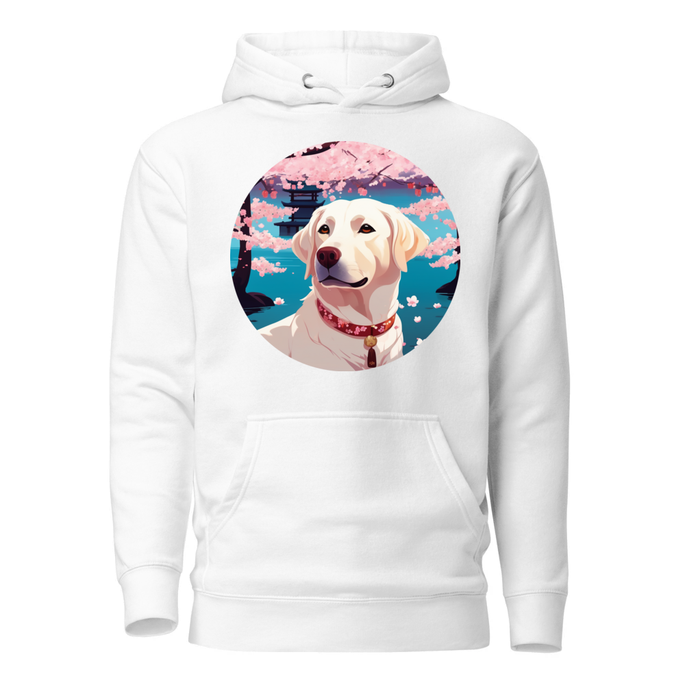 PugMug Custom White Labrador Retriever Hoodie