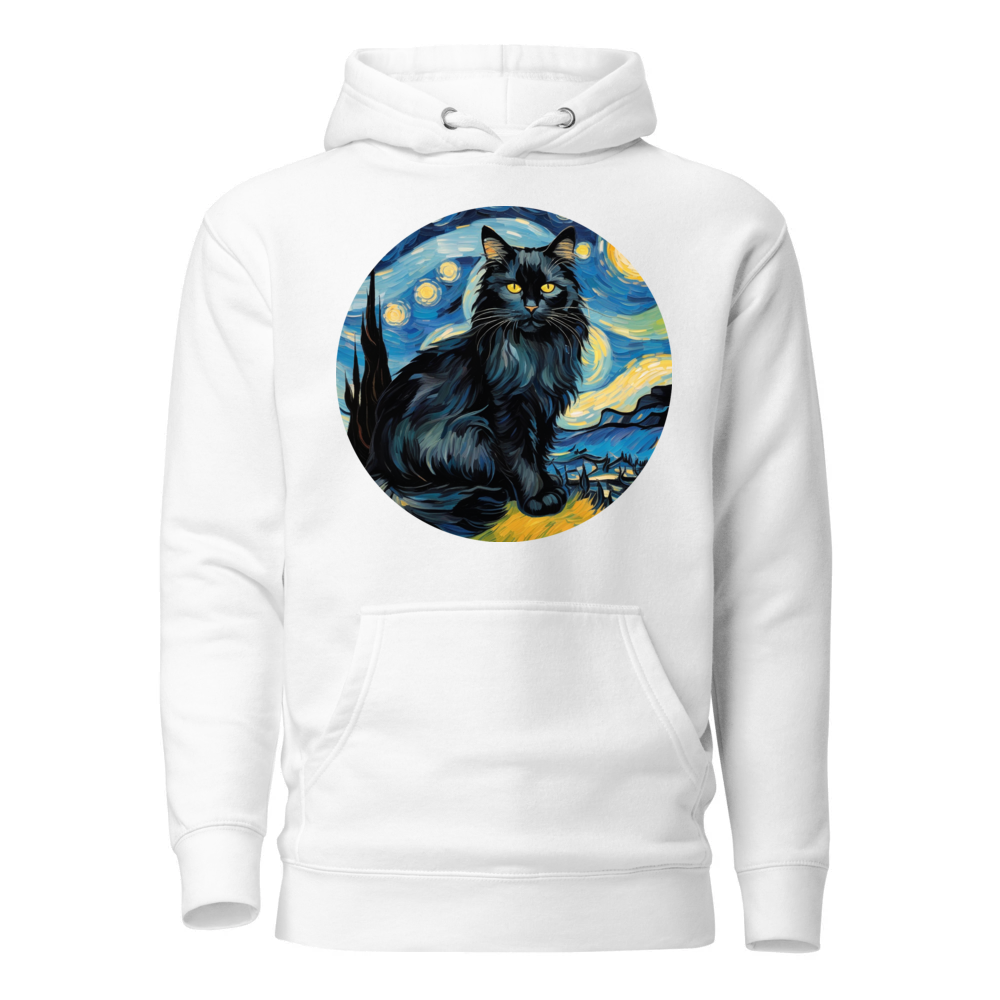 PugMug Custom Black Maine Coon Cat Hoodie