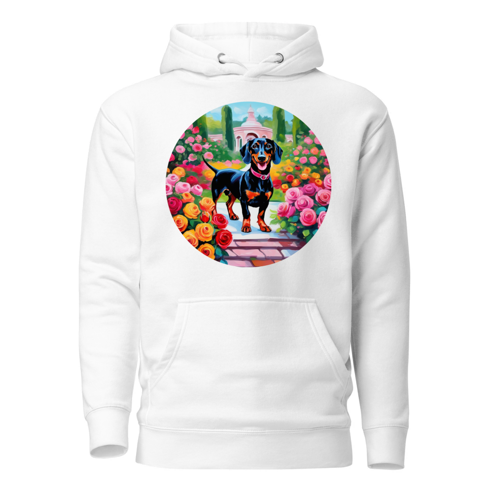 PugMug Custom Black Dachshund Hoodie