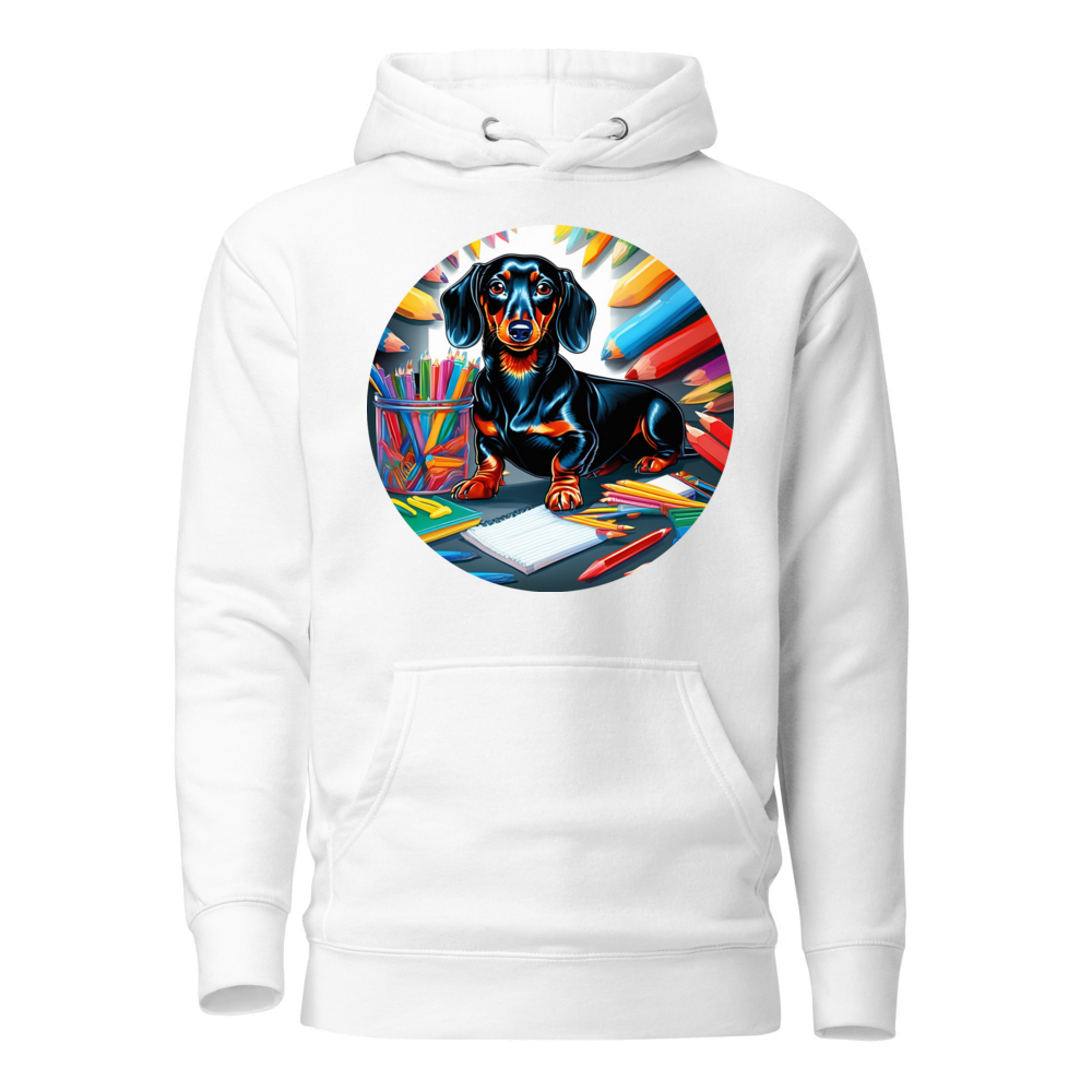 PugMug Custom Black Dachshund Hoodie