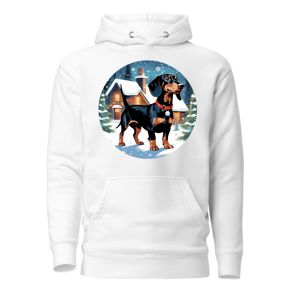 PugMug Custom Black Dachshund Hoodie