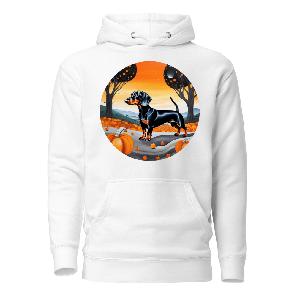 PugMug Custom Black Dachshund Hoodie