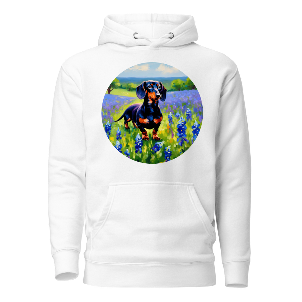 PugMug Custom Black Dachshund Hoodie