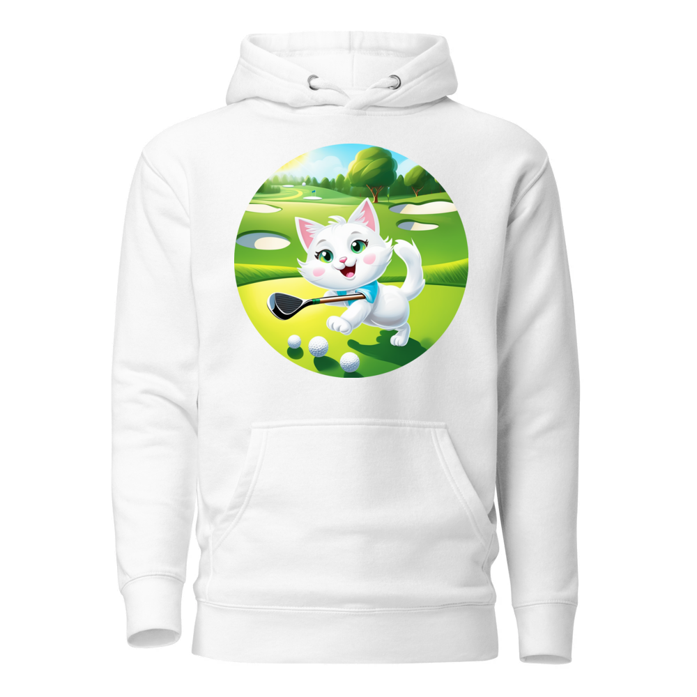 PugMug Custom White Companion Cat Hoodie