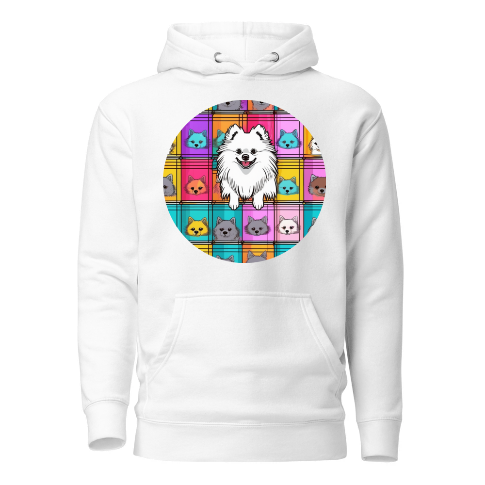 PugMug Custom White Pomeranian Hoodie