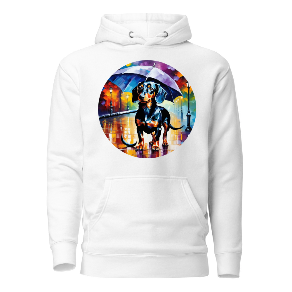PugMug Custom Black Dachshund Hoodie