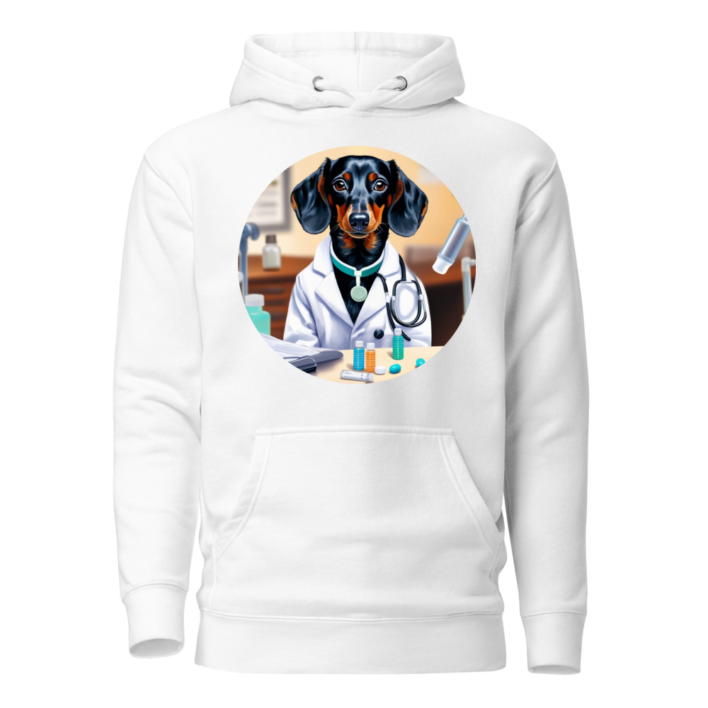 PugMug Custom Black Dachshund Hoodie