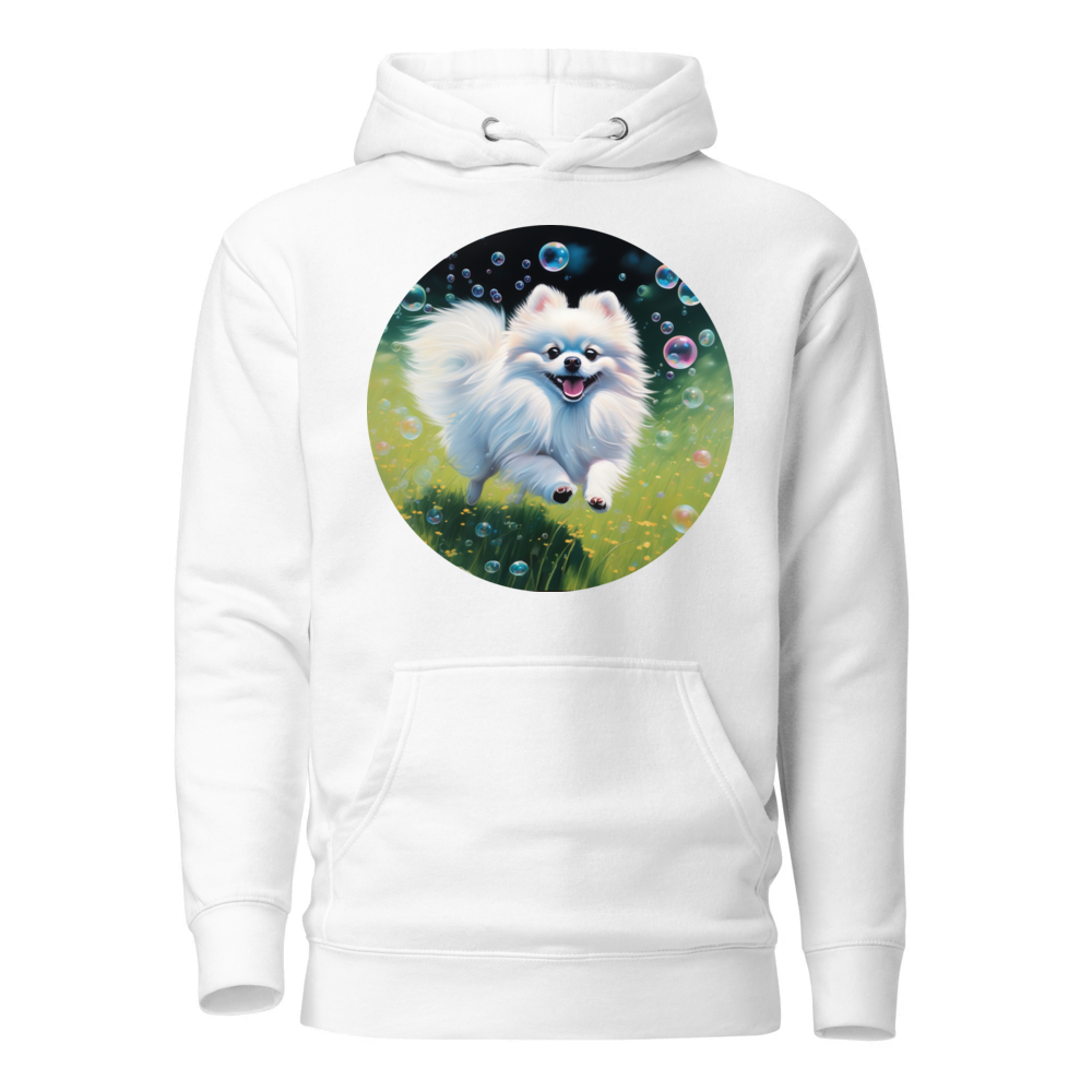 PugMug Custom White Pomeranian Hoodie