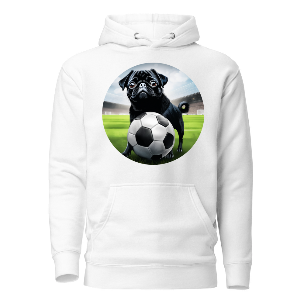 PugMug Custom Black Pug Hoodie