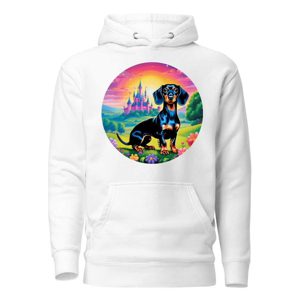 PugMug Custom Black Dachshund Hoodie