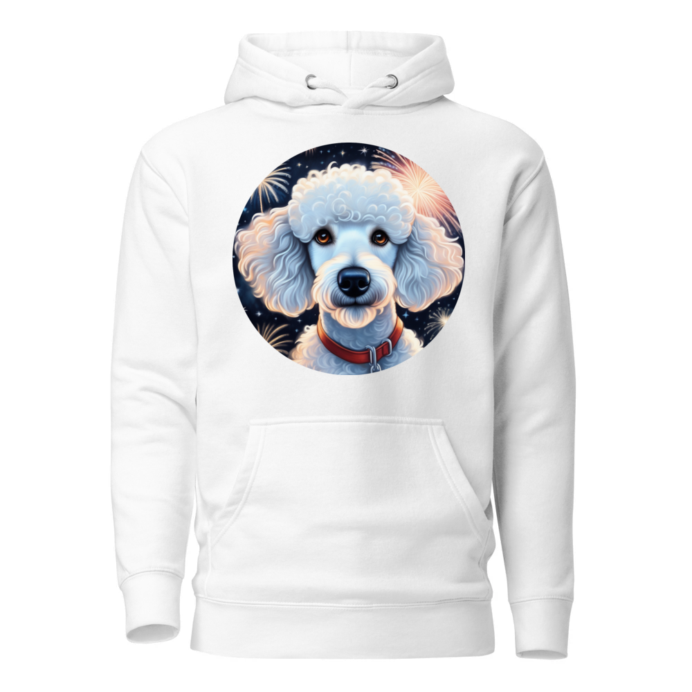 PugMug Custom White Poodle Hoodie