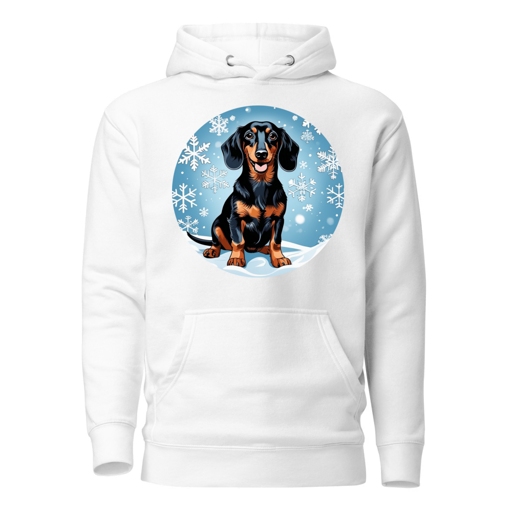 PugMug Custom Black Dachshund Hoodie