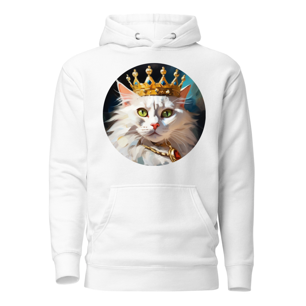 PugMug Custom White Companion Cat Hoodie