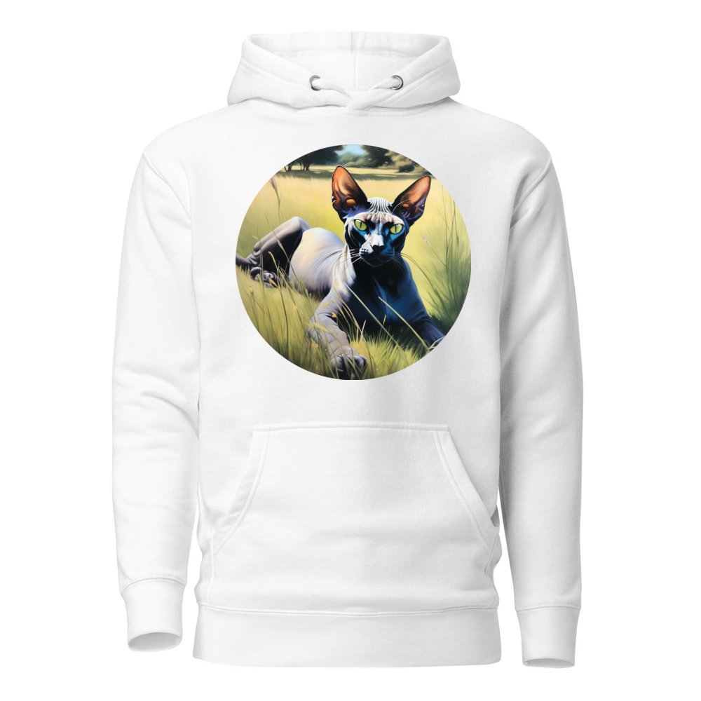PugMug Custom Black Sphynx Cat Hoodie