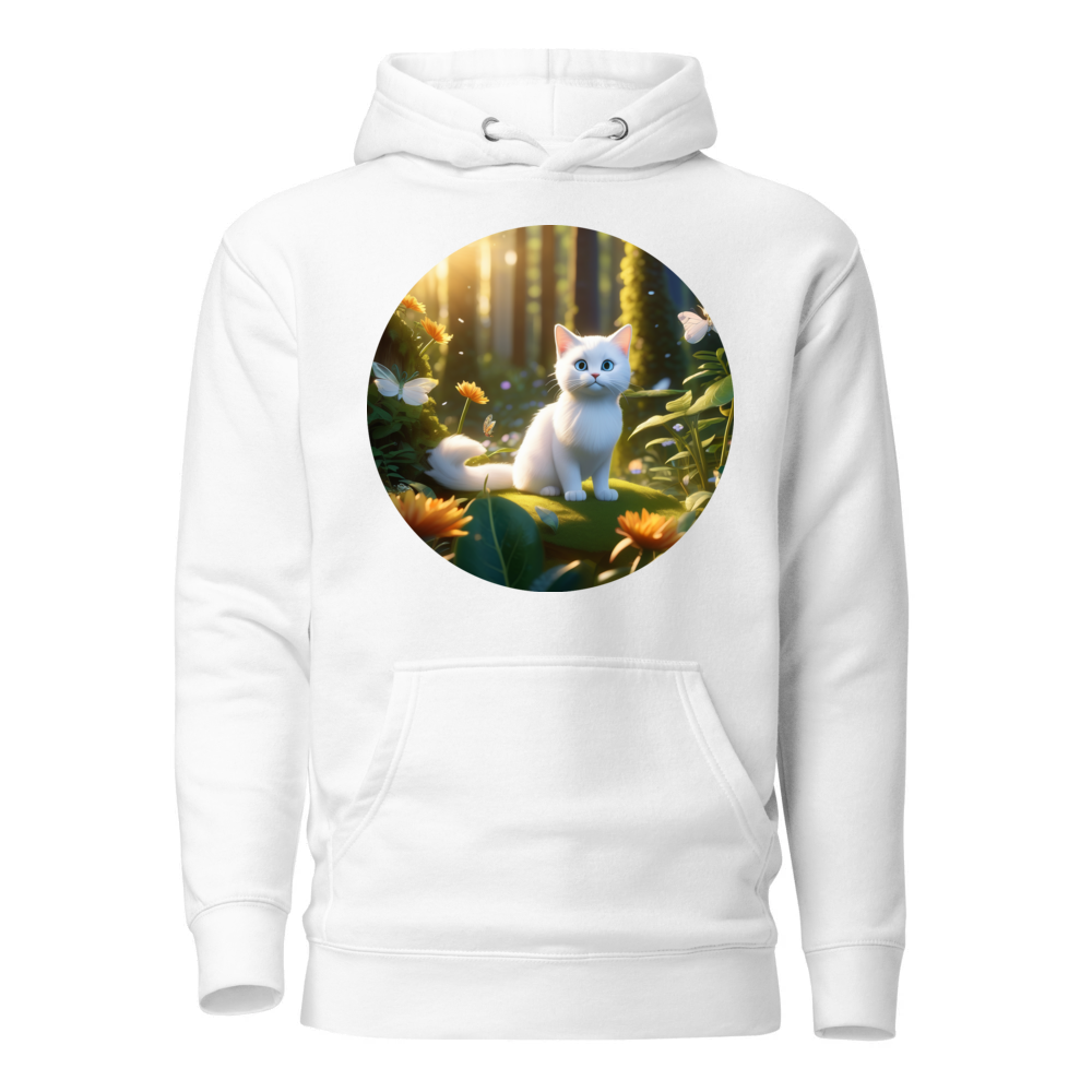 PugMug Custom White Exotic Cat Hoodie
