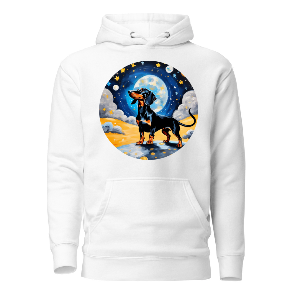PugMug Custom Black Dachshund Hoodie