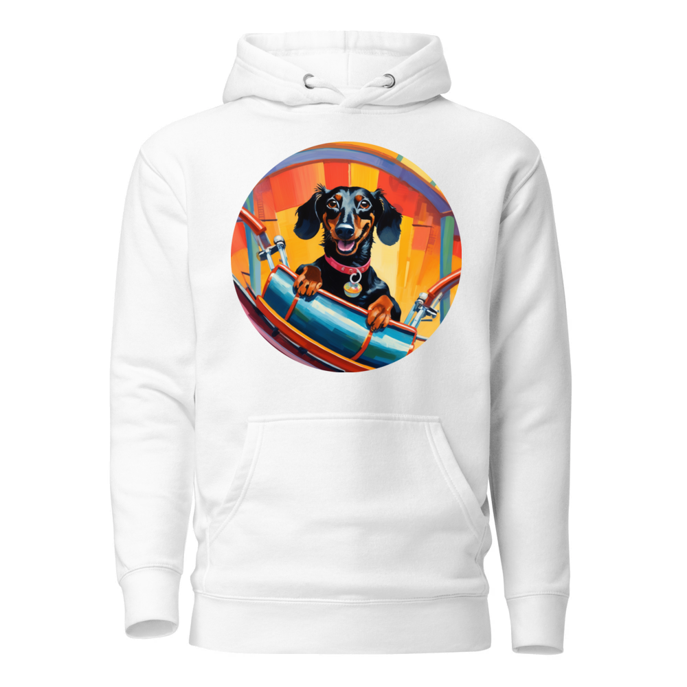 PugMug Custom Black Dachshund Hoodie