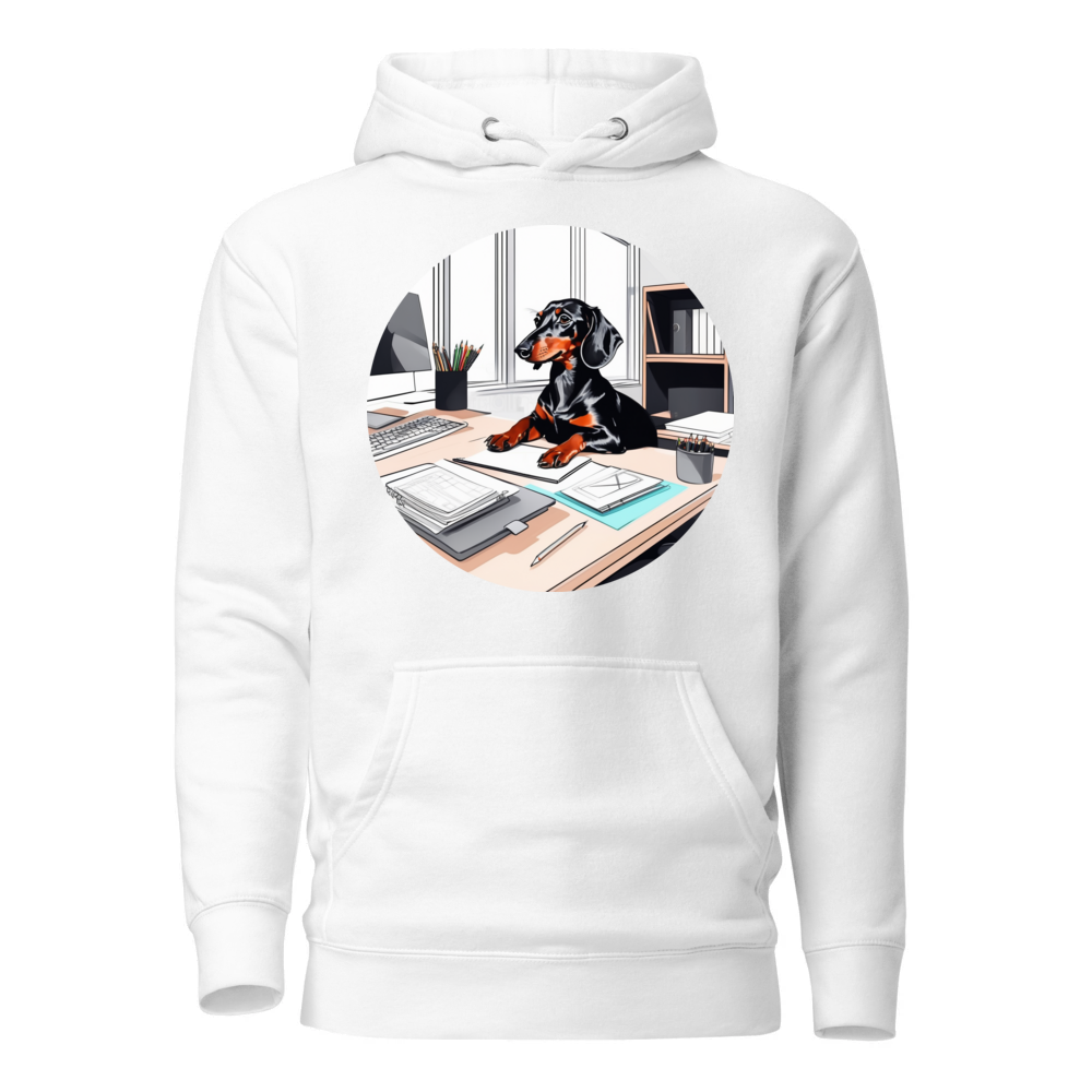 PugMug Custom Black Dachshund Hoodie