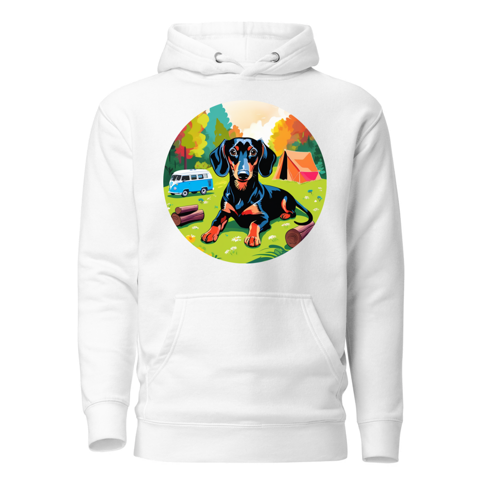 PugMug Custom Black Dachshund Hoodie