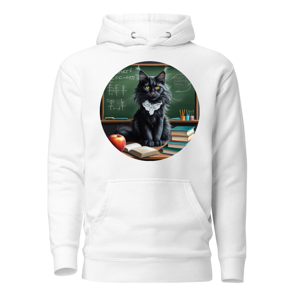 PugMug Custom Black Maine Coon Cat Hoodie