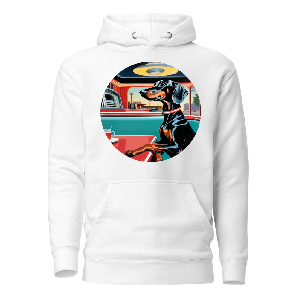 PugMug Custom Black Dachshund Hoodie