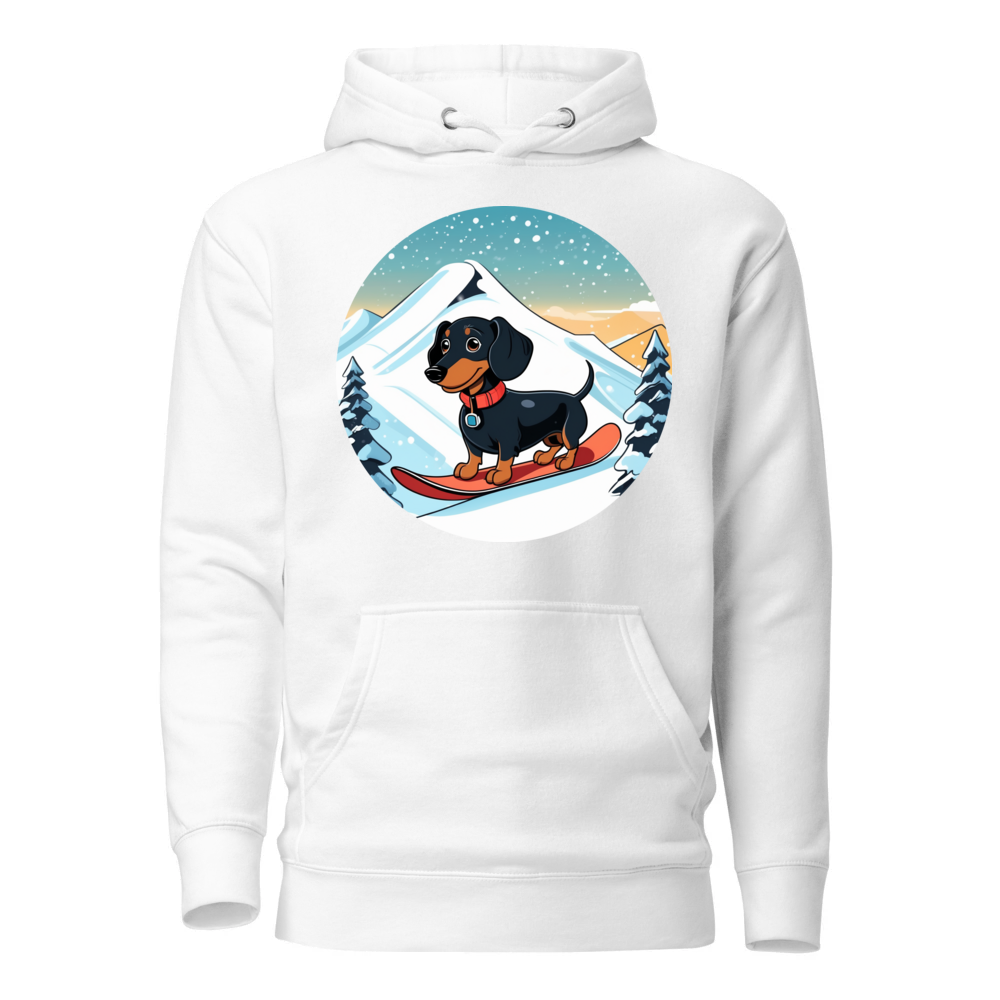 PugMug Custom Black Dachshund Hoodie