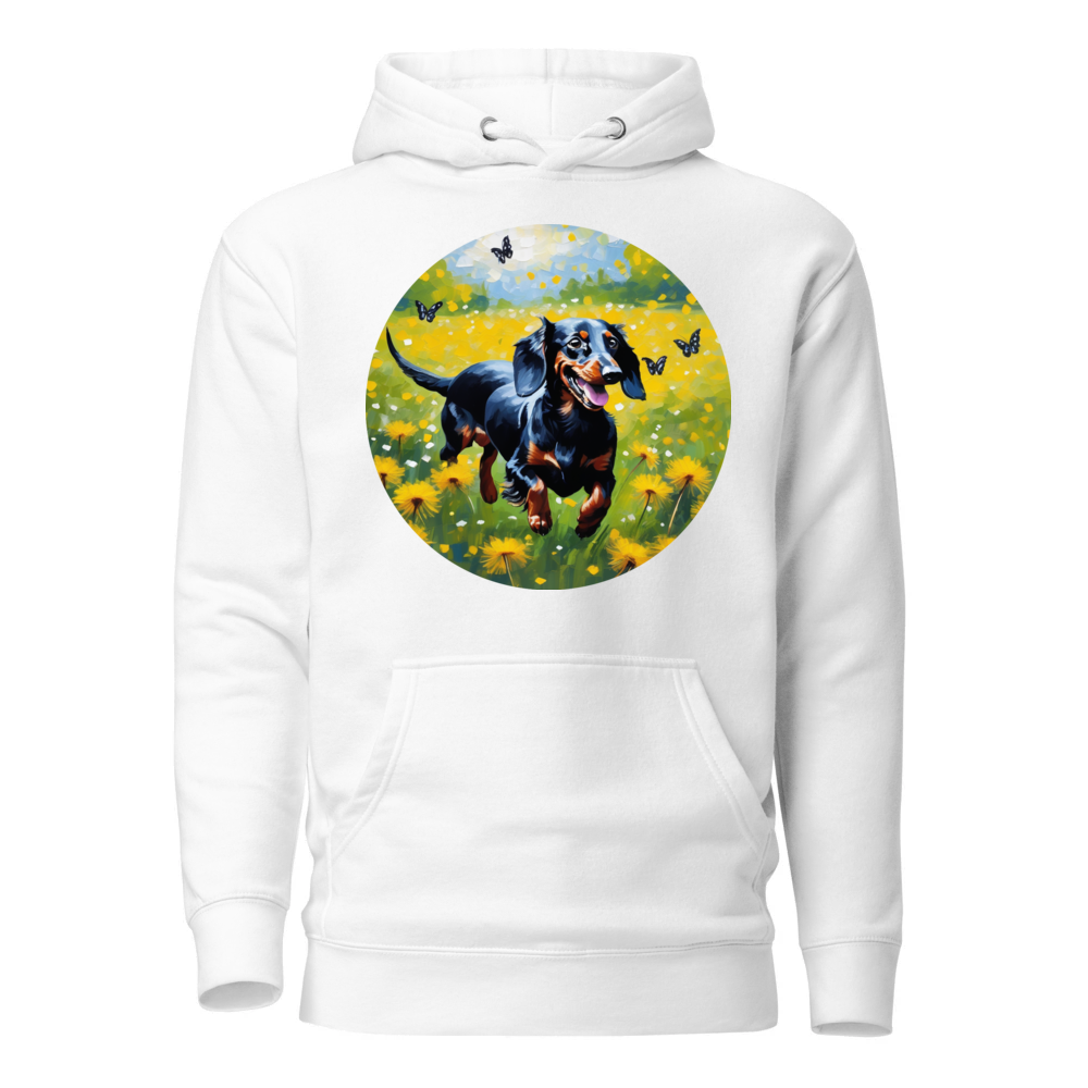 PugMug Custom Black Dachshund Hoodie
