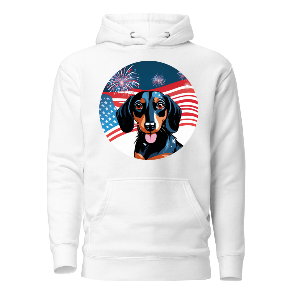 PugMug Custom Black Dachshund Hoodie