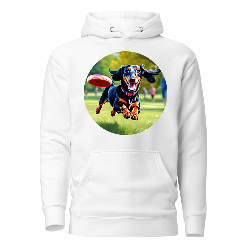 PugMug Custom Black Dachshund Hoodie