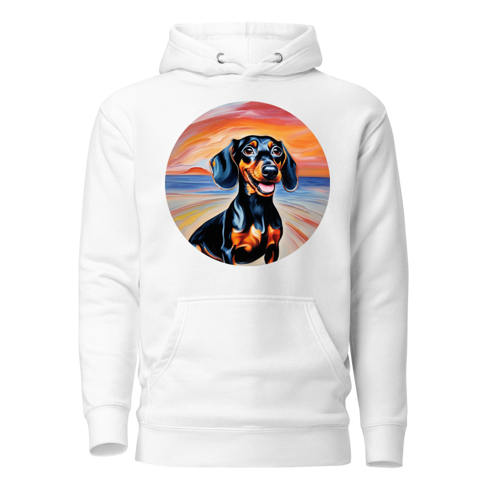 PugMug Custom Black Dachshund Hoodie