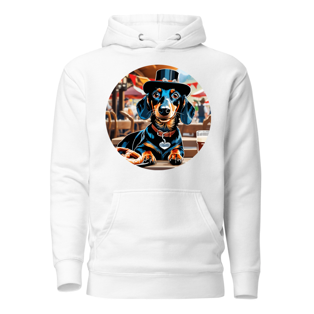 PugMug Custom Black Dachshund Hoodie