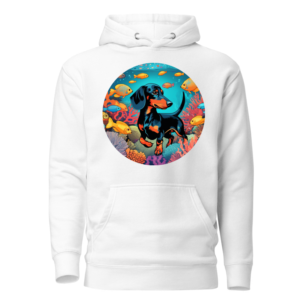 PugMug Custom Black Dachshund Hoodie