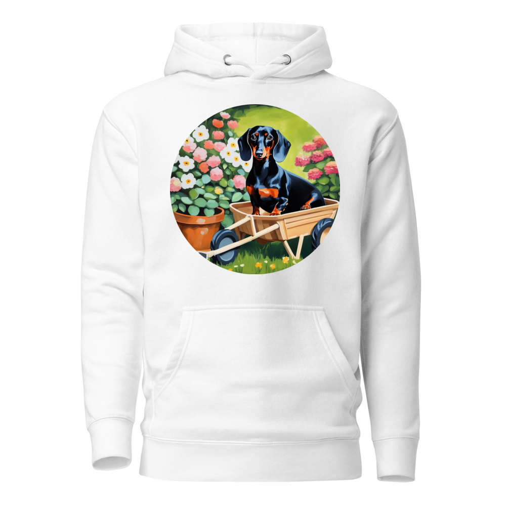 PugMug Custom Black Dachshund Hoodie