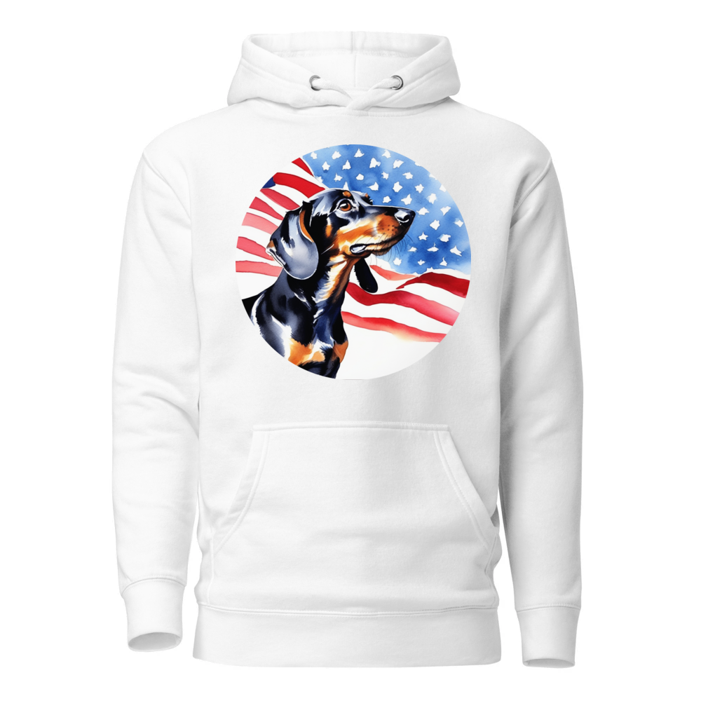 PugMug Custom Black Dachshund Hoodie