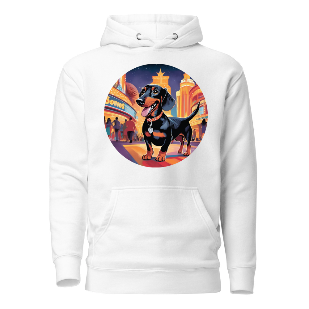 PugMug Custom Black Dachshund Hoodie