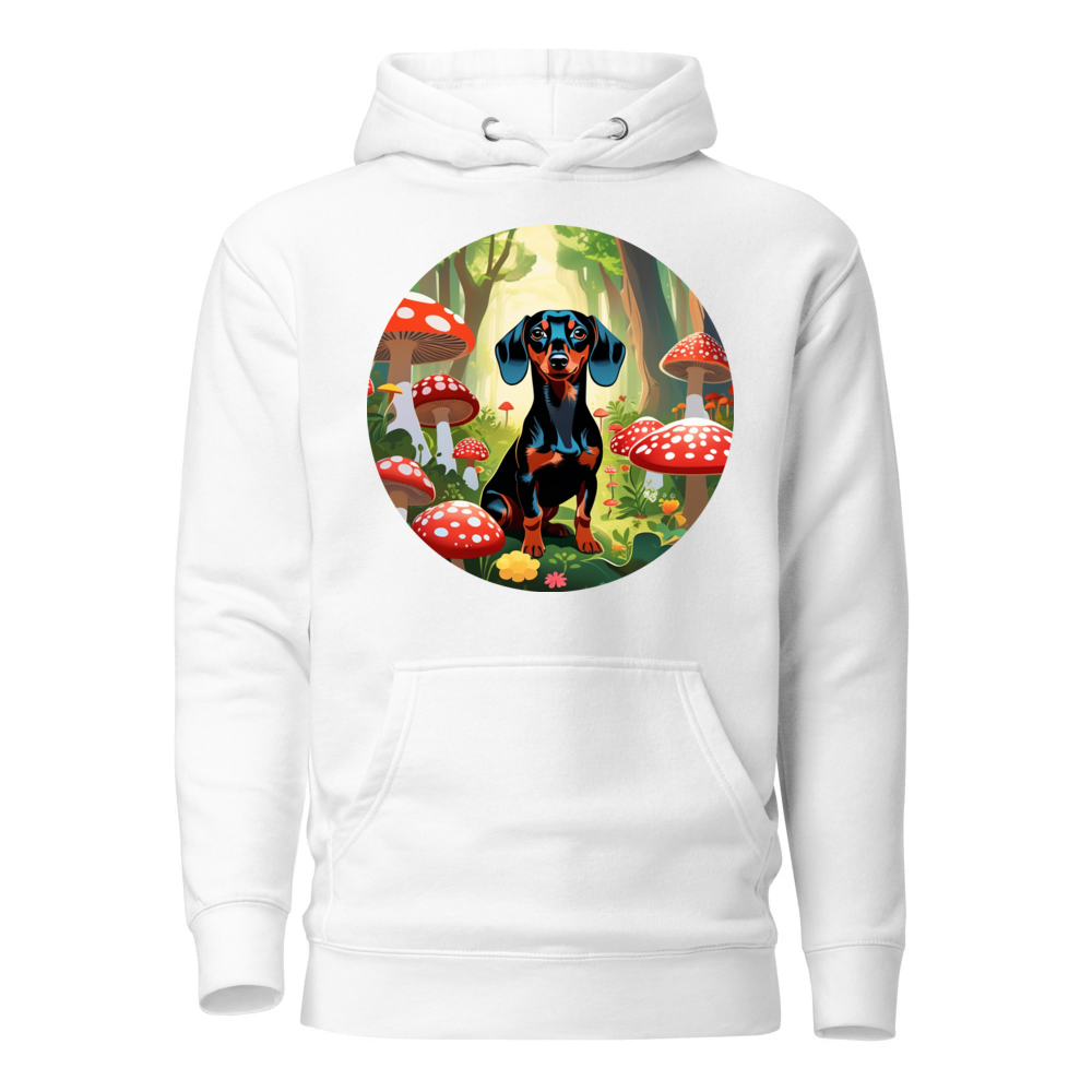 PugMug Custom Black Dachshund Hoodie