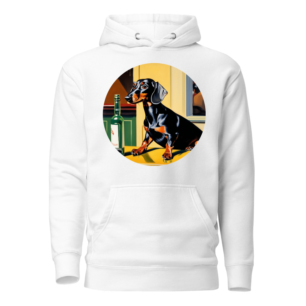 PugMug Custom Black Dachshund Hoodie
