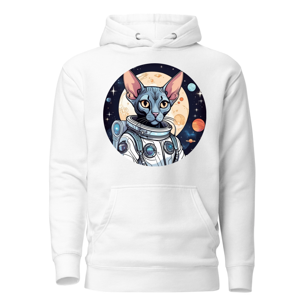 PugMug Custom Black Sphynx Cat Hoodie