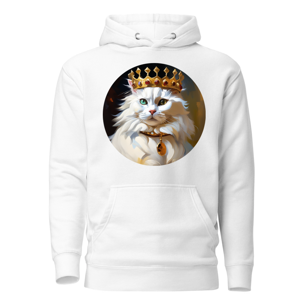 PugMug Custom White Companion Cat Hoodie