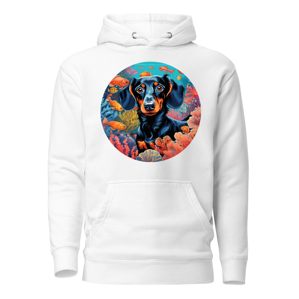 PugMug Custom Black Dachshund Hoodie