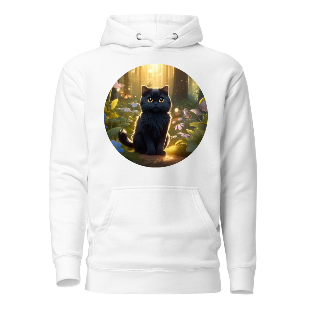 PugMug Custom Black Scottish Fold Cat Hoodie