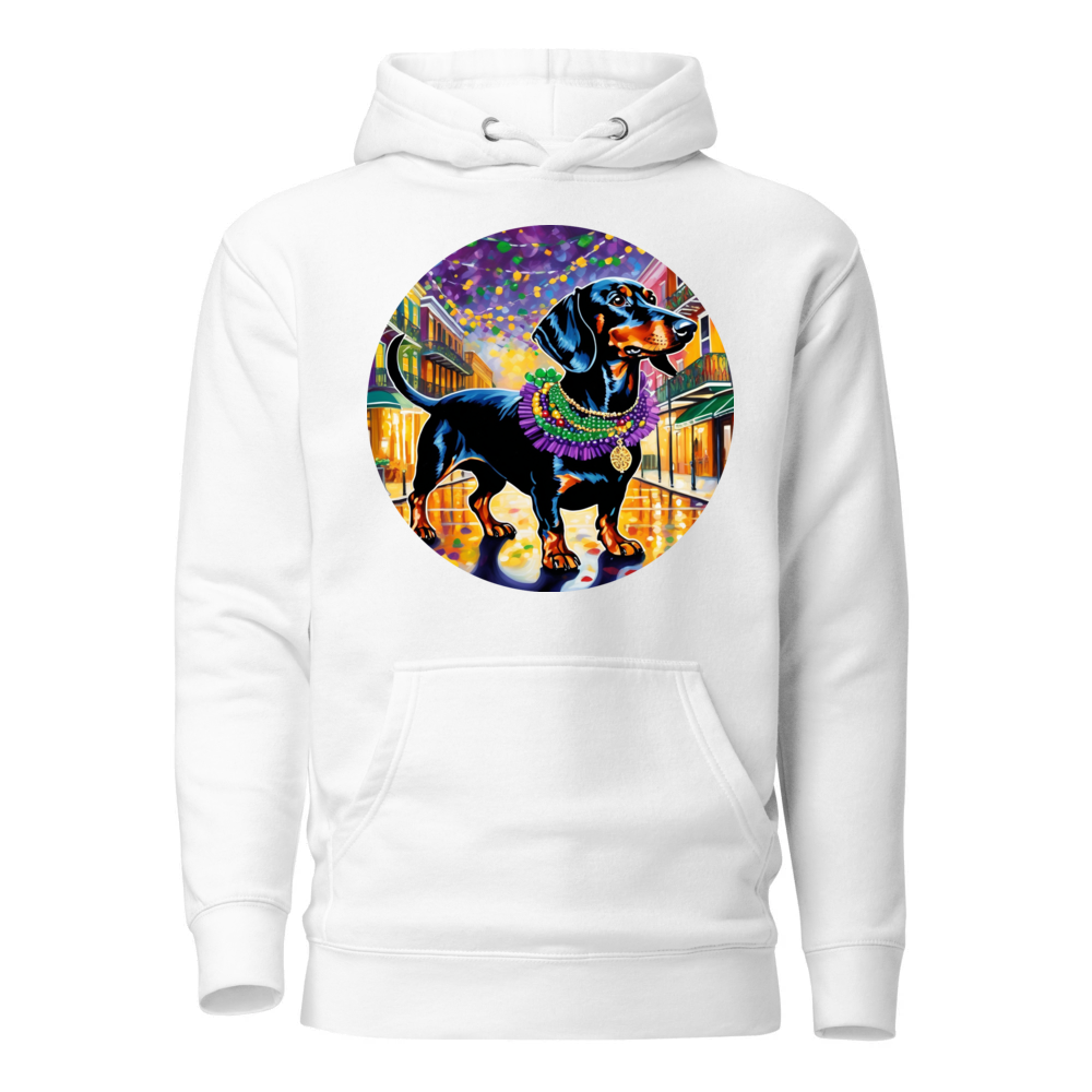 PugMug Custom Black Dachshund Hoodie